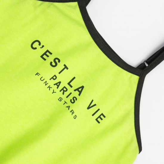 FUNKY Σετ Τοπ και Σορτς 125-524110 Κίτρινο