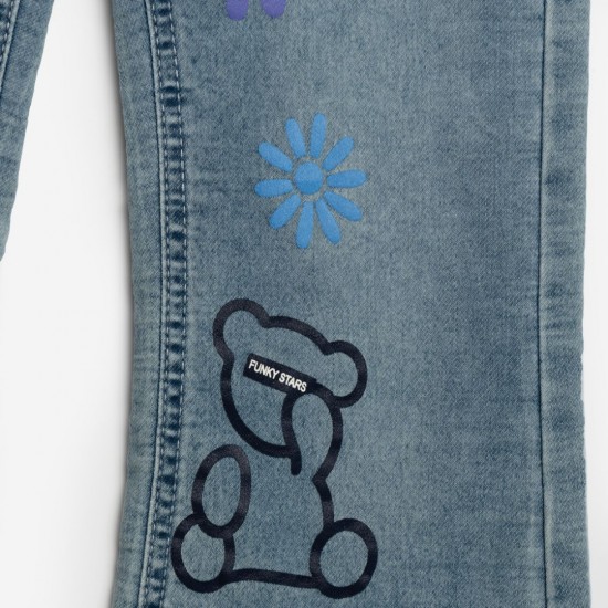 FUNKY Παντελόνι Τζιν 125-512101 Μπλε