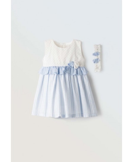 EBITA Φόρεμα και Κορδέλα 254504 Γαλάζιο