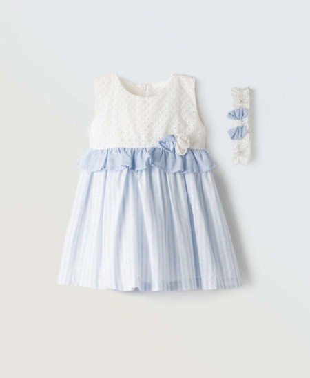 EBITA Φόρεμα και Κορδέλα 254504 Γαλάζιο