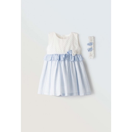 EBITA Φόρεμα και Κορδέλα 254504 Γαλάζιο