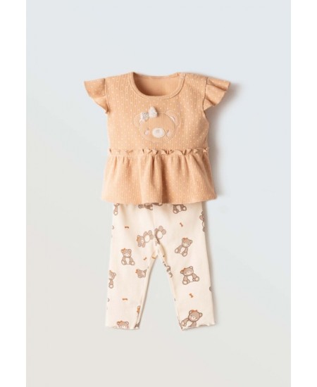 EBITA Σετ Μπλούζα και Κολάν 254519 Σομόν