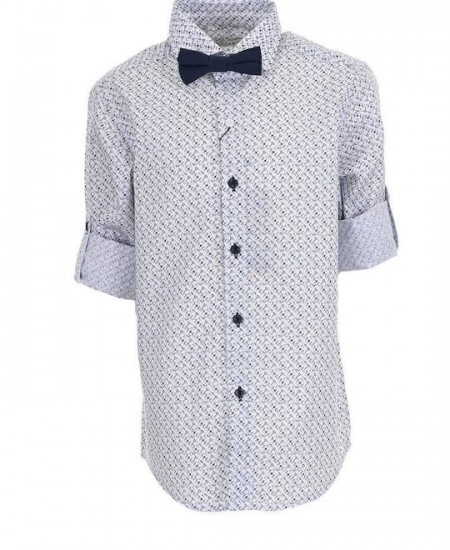 HASHTAG Πουκάμισο με Παπιγιόν 242723 Λευκό