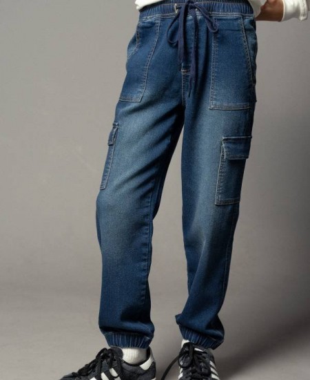 HASHTAG Παντελόνι Τζιν 254723 Μπλε