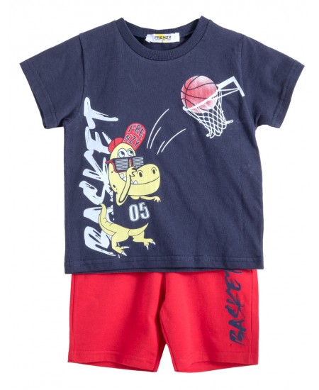 FRENZY Σετ Μπλούζα και Βερμούδα 72515507 Μπλε