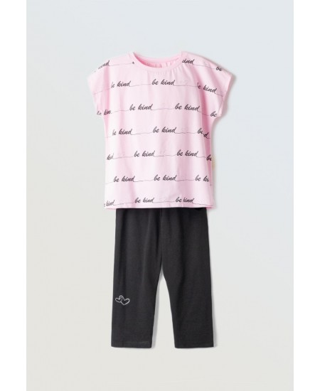 EBITA Σετ Μπλούζα και Κολάν 254101 Ροζ