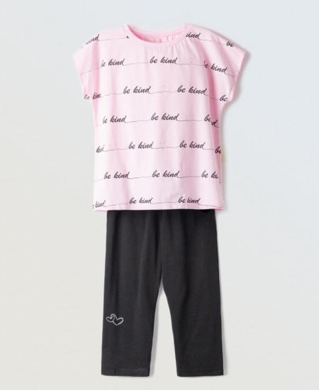 EBITA Σετ Μπλούζα και Κολάν 254101 Ροζ