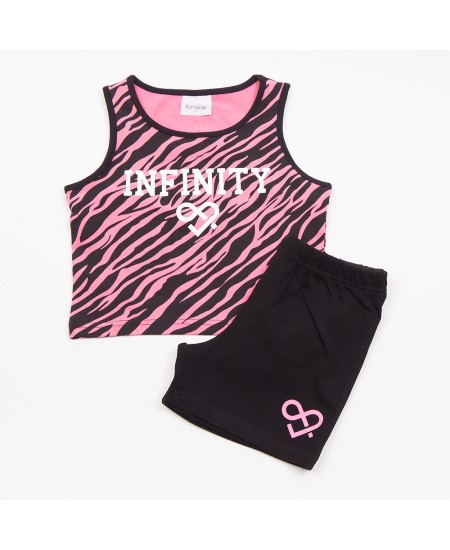 TRAX Σετ Μπουστάκι και Σορτς 47150 Animal Print