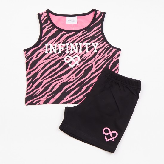 TRAX Σετ Μπουστάκι και Σορτς 47150 Animal Print