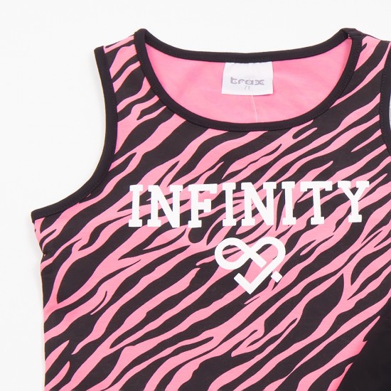 TRAX Σετ Μπουστάκι και Σορτς 47150 Animal Print