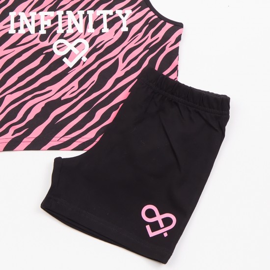 TRAX Σετ Μπουστάκι και Σορτς 47150 Animal Print