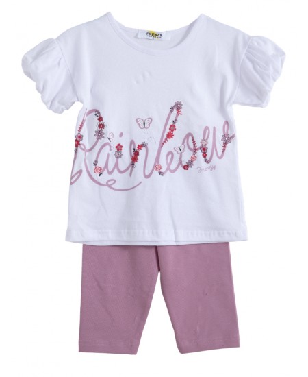 FRENZY Σετ Μπλούζα και Κολάν 62515483 Λευκό