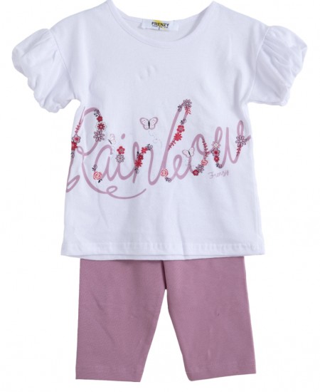 FRENZY Σετ Μπλούζα και Κολάν 62515483 Λευκό