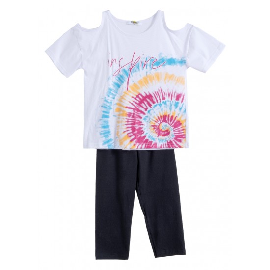 FRENZY Σετ Μπλούζα και Κολάν 63515453 Λευκό