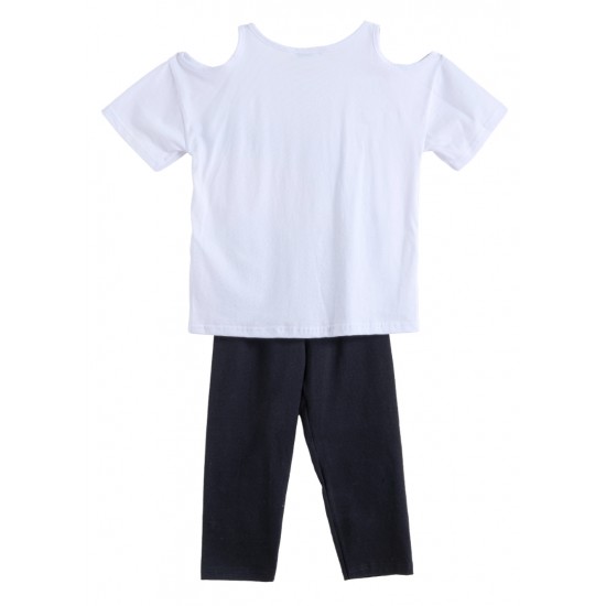 FRENZY Σετ Μπλούζα και Κολάν 63515453 Λευκό