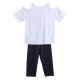 FRENZY Σετ Μπλούζα και Κολάν 63515453 Λευκό