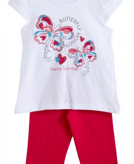 FRENZY Σετ Μπλούζα και Κολάν 62515480 Λευκό