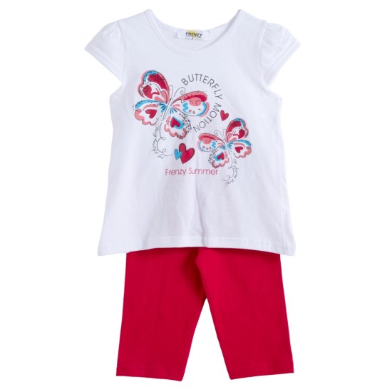 FRENZY Σετ Μπλούζα και Κολάν 62515480 Λευκό