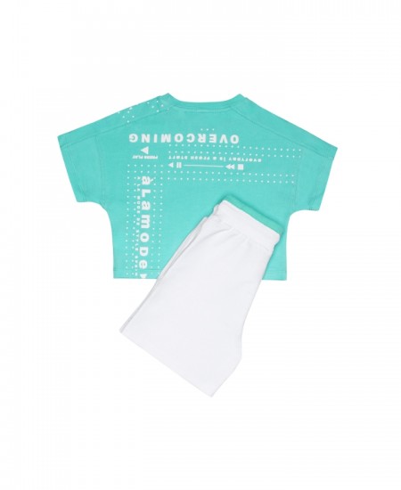 SPRINT Σετ Μπλούζα και Σορτς 251-4035 Τυρκουάζ