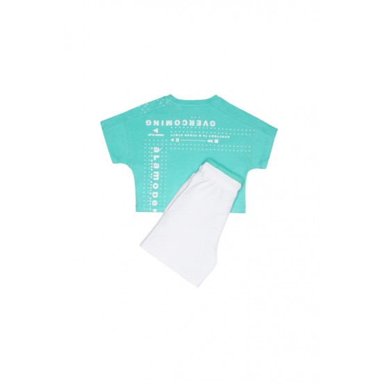 SPRINT Σετ Μπλούζα και Σορτς 251-4035 Τυρκουάζ