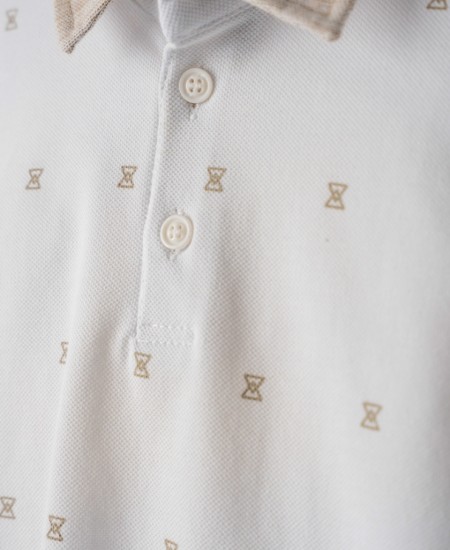 HASHTAG Σετ Μπλούζα και Βερμούδα 254838 Εκρού