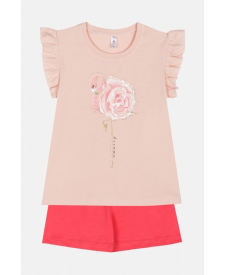 DREAMS Πιτζάμα 2525105 Ροδακινί