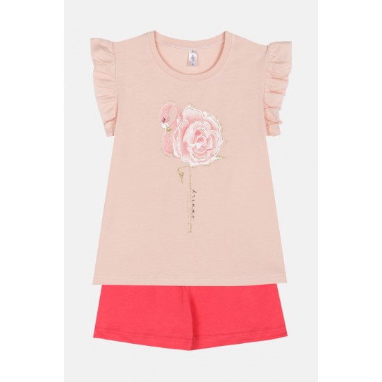 DREAMS Πιτζάμα 2525105 Ροδακινί