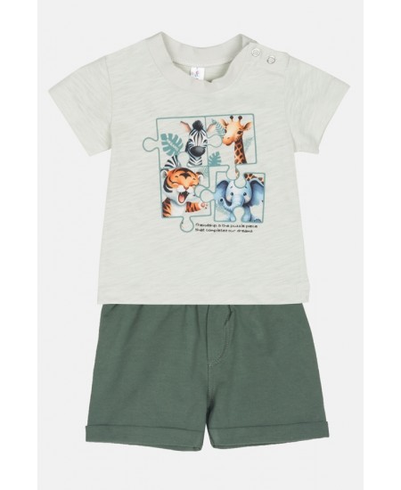 DREAMS Σετ Μπλούζα και Βερμούδα 2522105 Λαδί