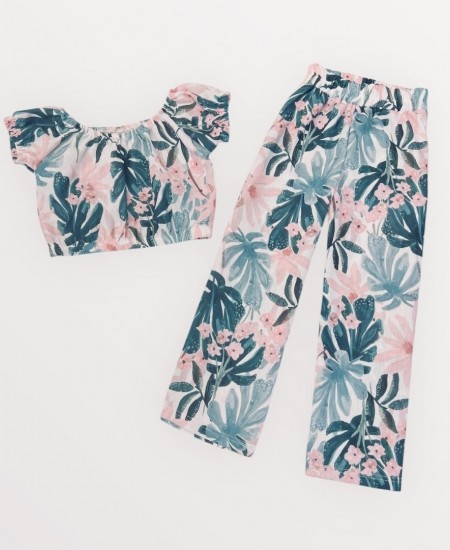 RABOO Σετ Τοπ και Παντελόνα 25814 Φλοράλ