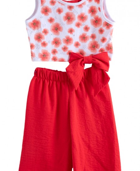 BABYLON Σετ Τοπ και Παντελόνα 12515339 Κόκκινο