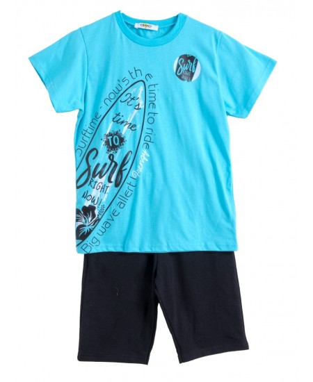 FRENZY Σετ Μπλούζα και Βερμούδα 73515472 Γαλάζιο