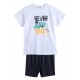 FRENZY Σετ Μπλούζα και Βερμούδα 73515485 Λευκό