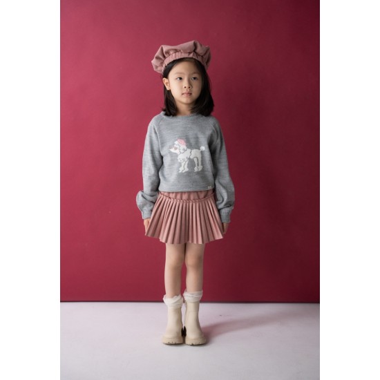 EBITA Σετ Μπλούζα Πλεκτή, Φούστα και Καπέλο 255207 Σάπιο Μήλο