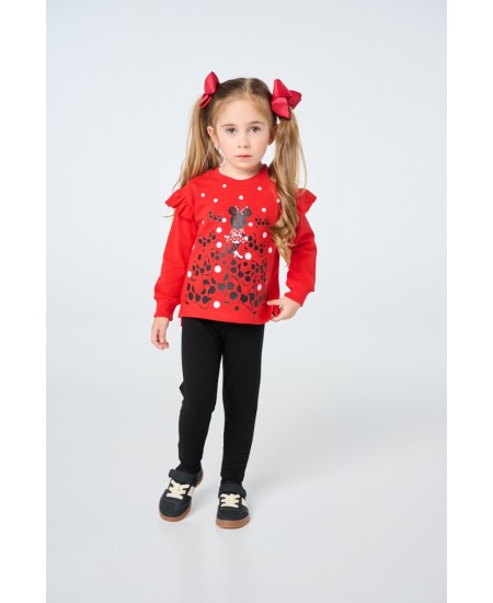 FRENZY Σετ Μπλούζα και Κολάν 62525514 Κόκκινο