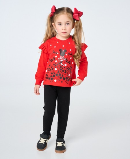 FRENZY Σετ Μπλούζα και Κολάν 62525514 Κόκκινο