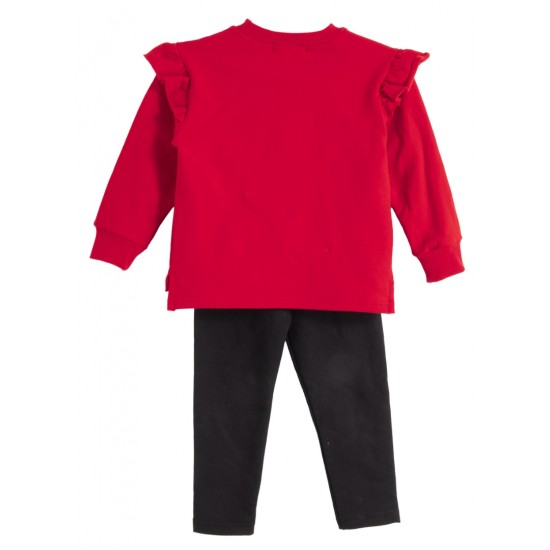 FRENZY Σετ Μπλούζα και Κολάν 62525514 Κόκκινο