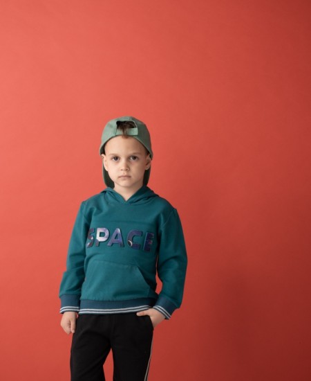 HASHTAG Σετ Μπλούζα και Παντελόνι 243850 Πετρόλ