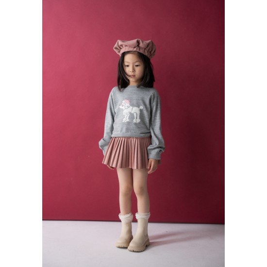 EBITA Σετ Μπλούζα Πλεκτή, Φούστα και Καπέλο 255207 Σάπιο Μήλο