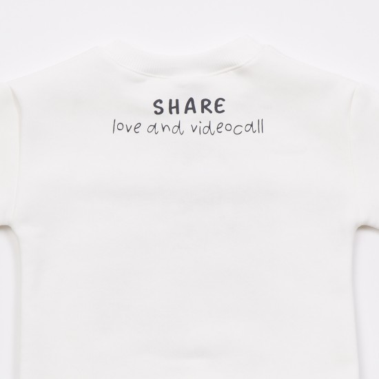 TRAX Σετ Μπλούζα και Κολάν 48707 Λευκό