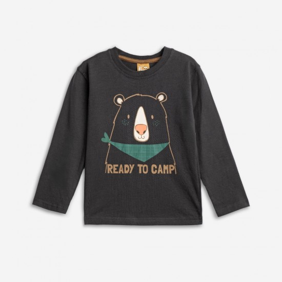 FUNKY Μπλούζα 226-306108 Ανθρακί