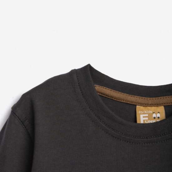 FUNKY Μπλούζα 226-306108 Ανθρακί