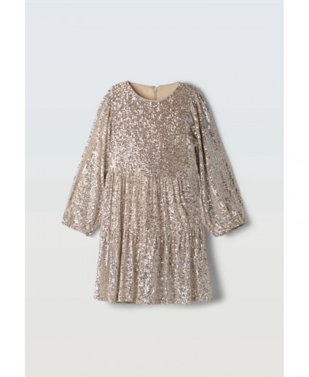 EBITA Φόρεμα με Παγιέτες 243079 Χρυσό