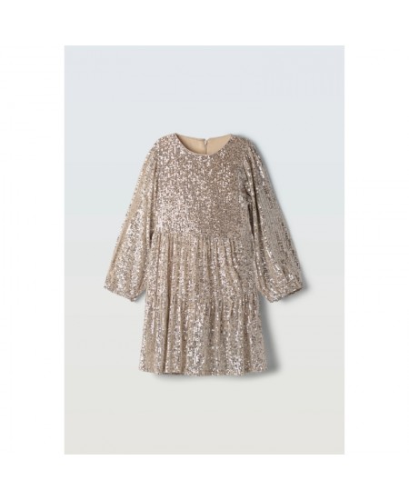 EBITA Φόρεμα με Παγιέτες 243079 Χρυσό