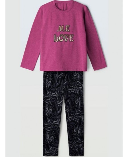 EBITA Σετ Μπλούζα και Κολάν 255076 Φουξ