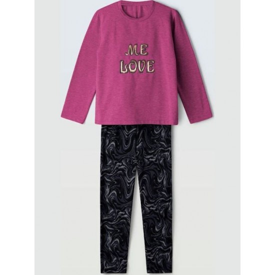 EBITA Σετ Μπλούζα και Κολάν 255076 Φουξ