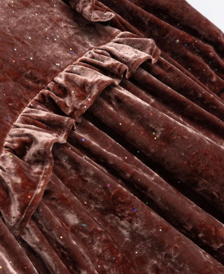 FUNKY Φόρεμα Βελουτέ 226-729119 Σάπιο Μήλο