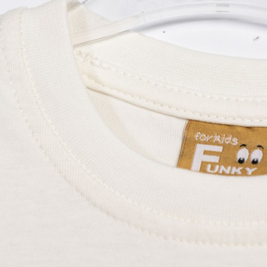 FUNKY Μπλούζα 226-306103 Εκρού