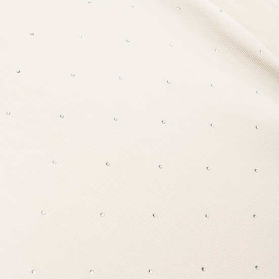 FUNKY Μπλούζα Ριπ με Στρας 226-506123 Εκρού