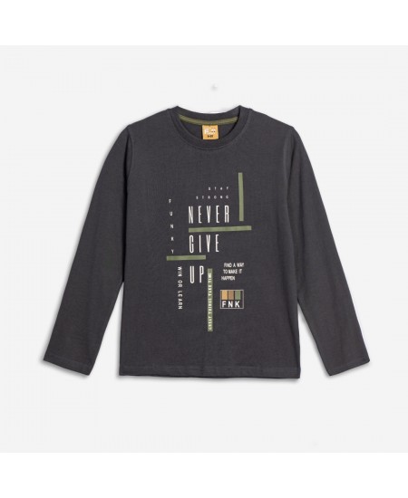 FUNKY Μπλούζα 226-106104 Ανθρακί