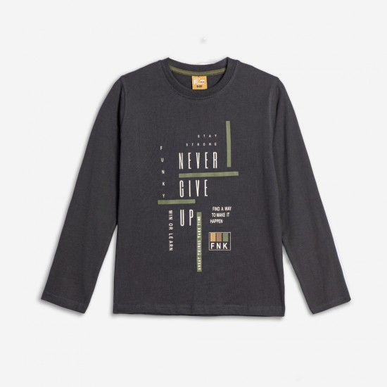 FUNKY Μπλούζα 226-106104 Ανθρακί